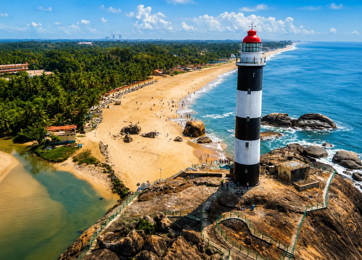 View from top of Kapu Lighthouse